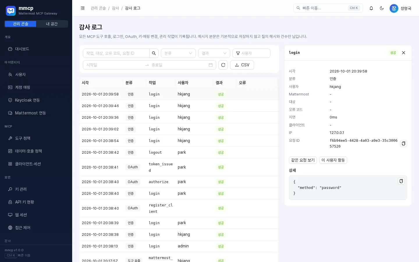 감사 로그