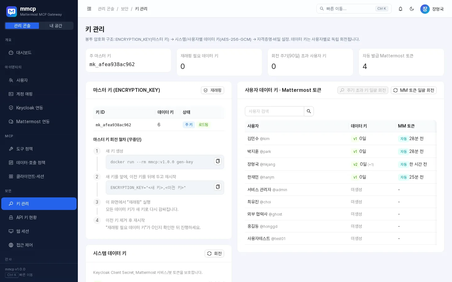 키 관리