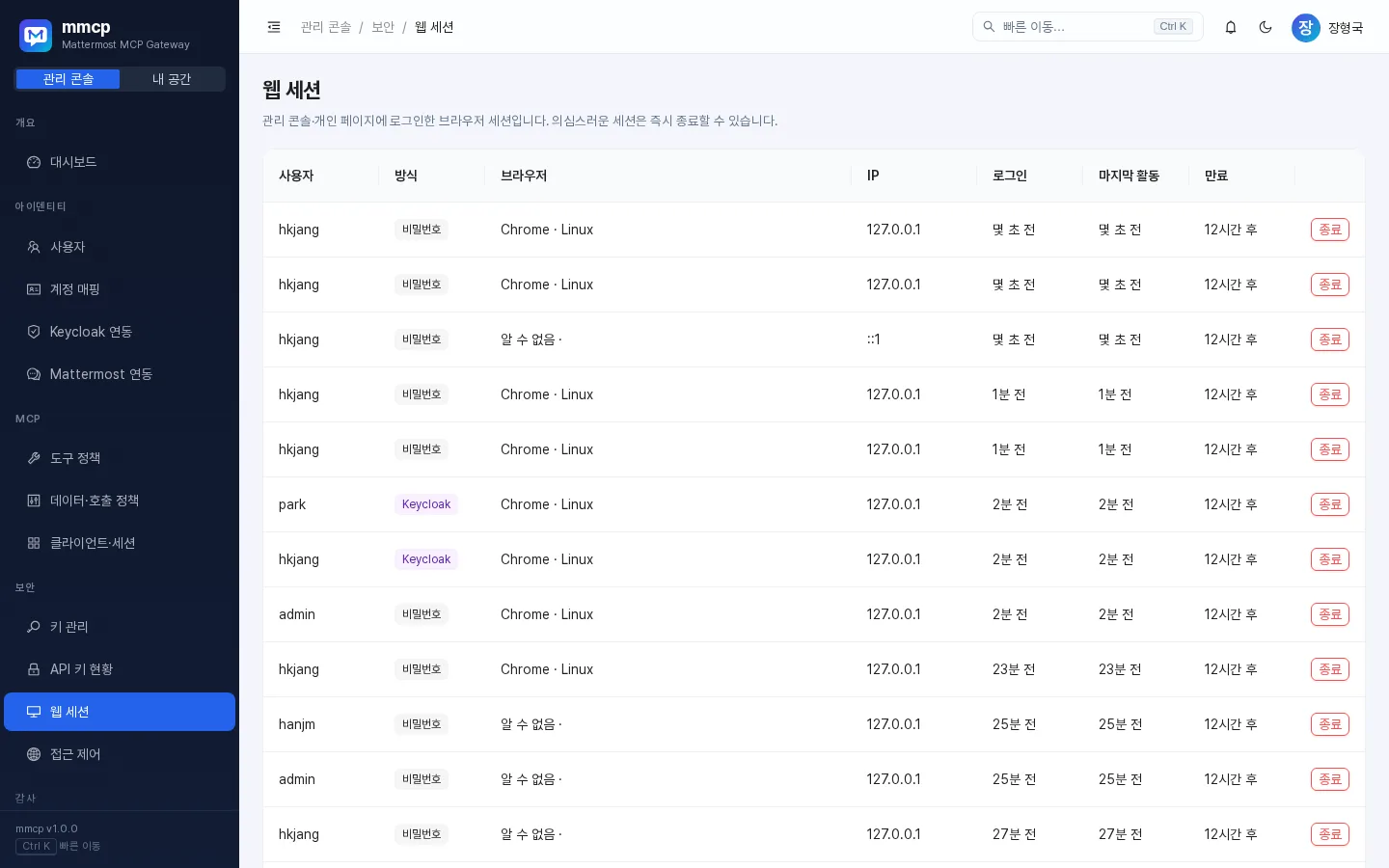 웹 세션